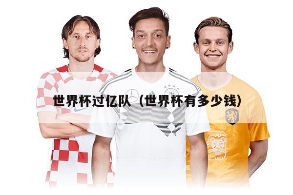 世界杯过亿队（世界杯有多少钱）